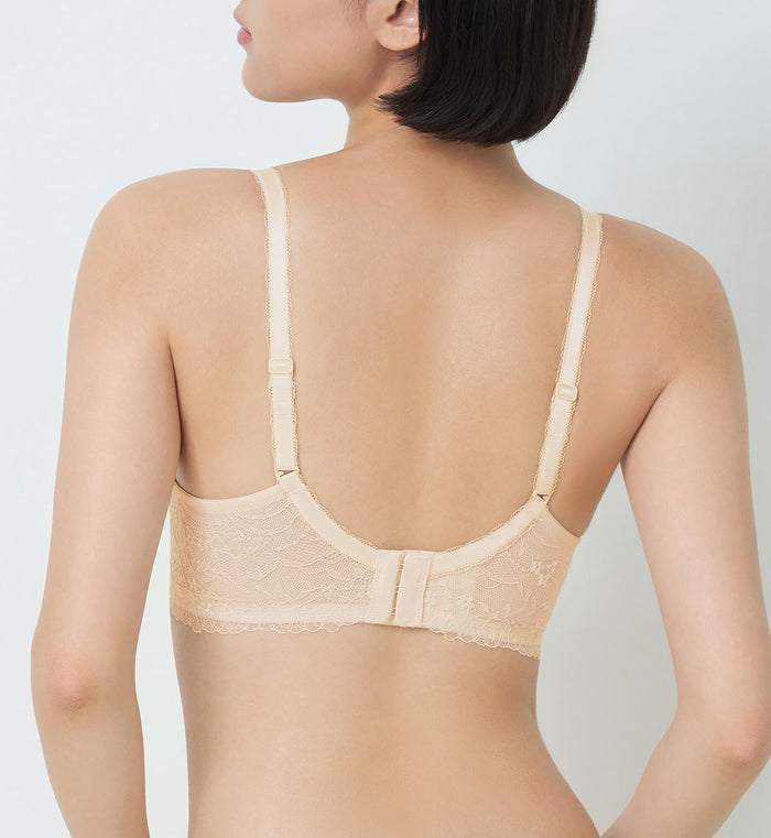 Tri-Air Lite Delight Wired Push Up Deep V Bra - PAPIRO
