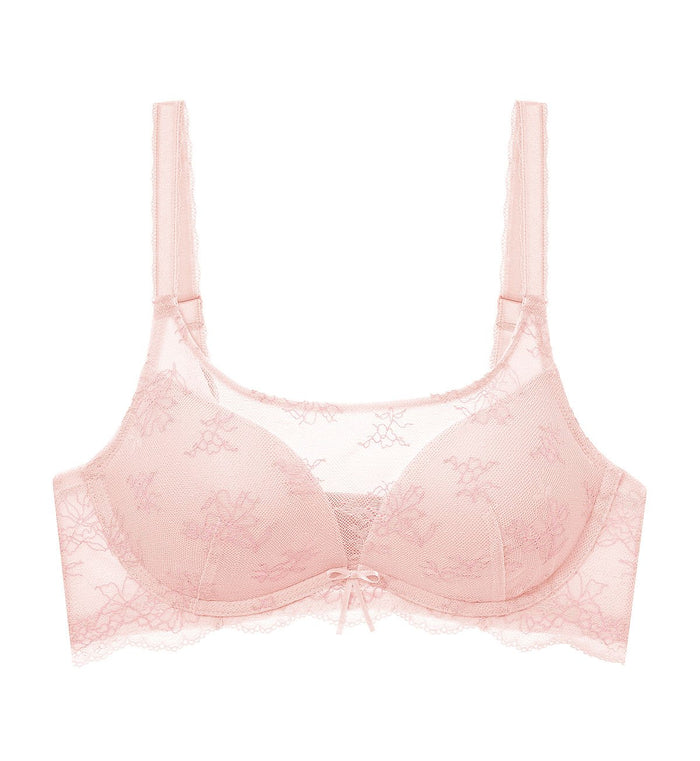 Tri-Air Lite Luna Non-Wired Push Up Bra - FIG PINK