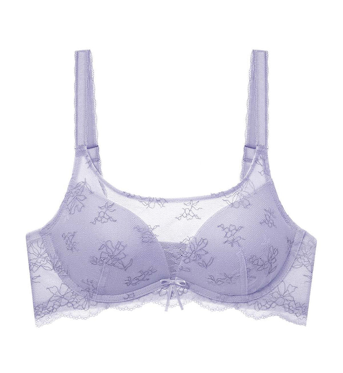 Tri-Air Lite Luna Non-Wired Push Up Bra - LAVENDER