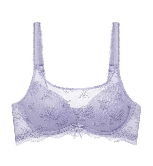 Tri-Air Lite Luna Non-Wired Push Up Bra - LAVENDER
