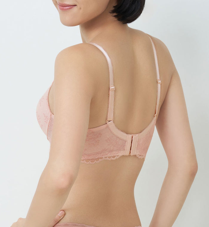 Tri-Air Lite Luna Non-Wired Push Up Bra - FIG PINK