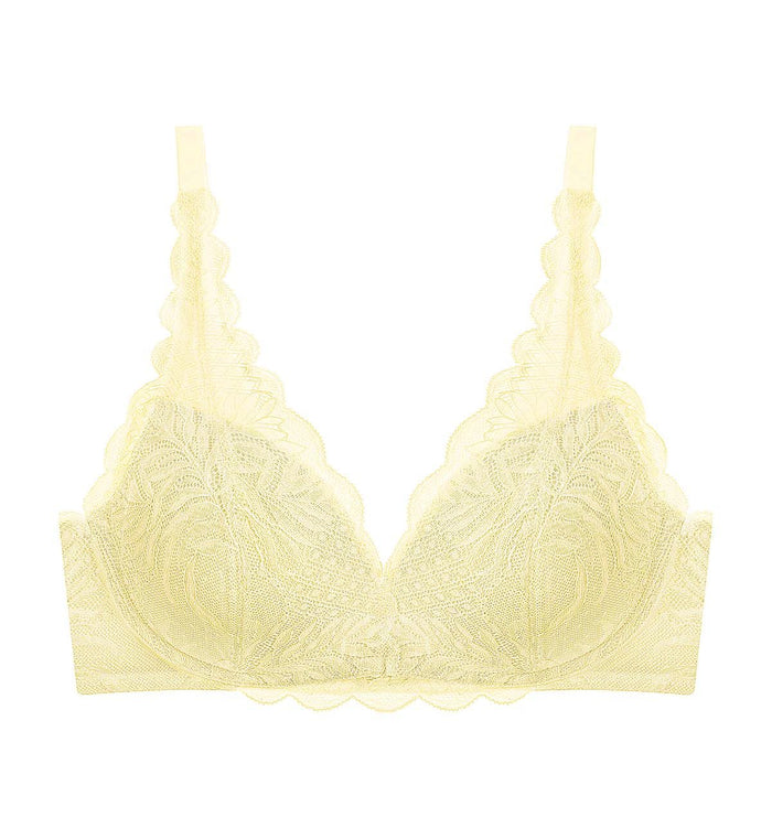Tri-Air Lite Non Wired Push Up Deep V Bra - CHRYSANTHEME