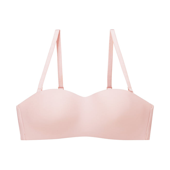 Tri-Zone 2.0 Non-Wired Padded Detachable Bra - BRUSHED PINK