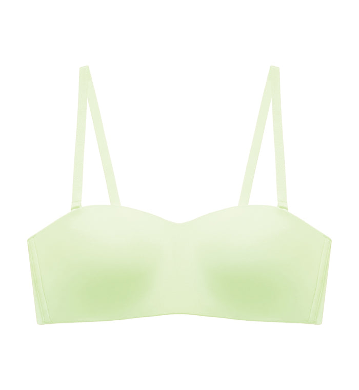 Tri-Zone Non Wired Padded Bra - SHERBET GREEN