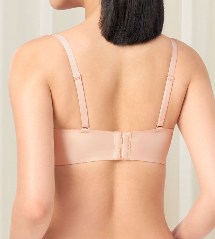 Tri-Zone Non Wired Padded Bra - FRESH POWDER