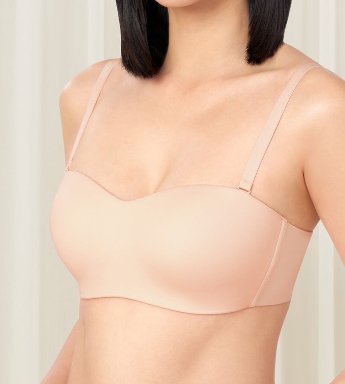 Tri-Zone Non Wired Padded Bra - FRESH POWDER