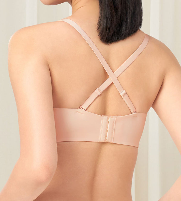 Tri-Zone Non Wired Padded Bra - FRESH POWDER