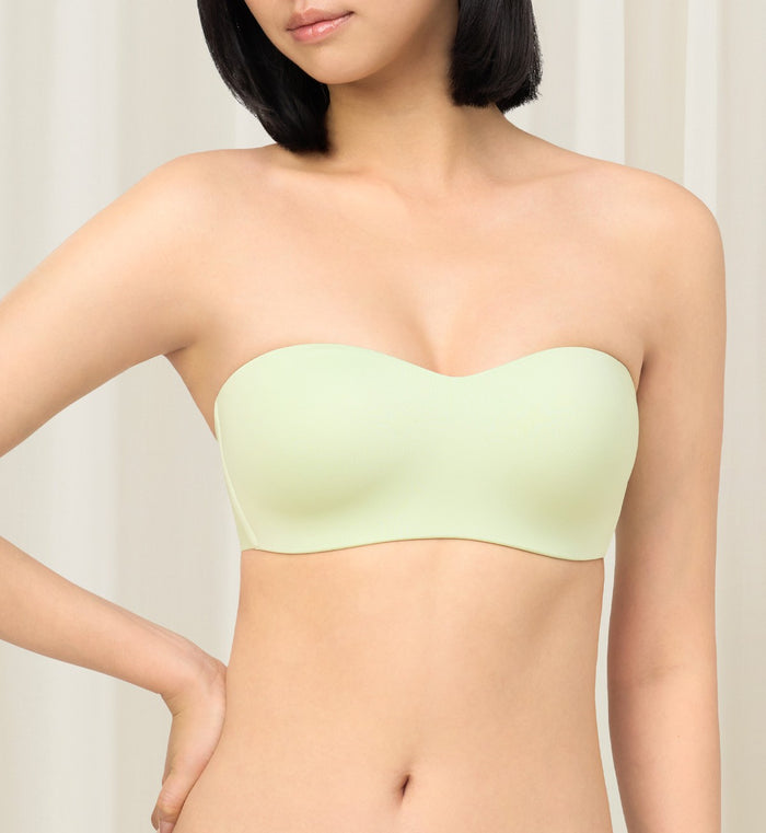 Tri-Zone Non Wired Padded Bra - SHERBET GREEN