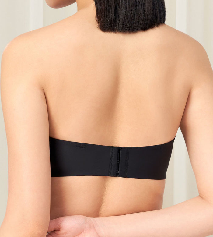 Tri-Zone Non Wired Padded Bra - BLACK
