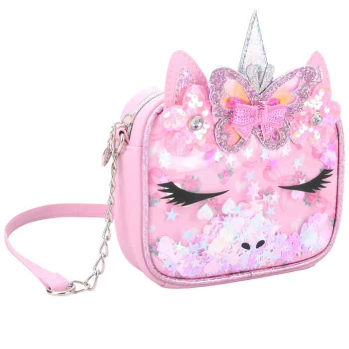 Unicorn Ditzy Glitter Crossbody Bag