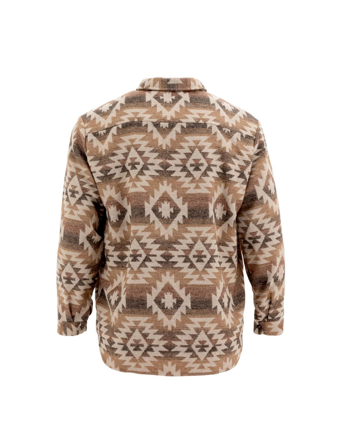 Unisex Aztec Jacket - Brown + Cream - Millie + Moose