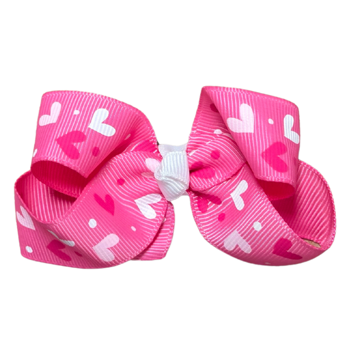 Pop of Pink Hearts / Small (3.25 inch)