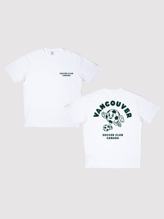 Vancouver Soccer Club - Oversized White T - Millie + Moose