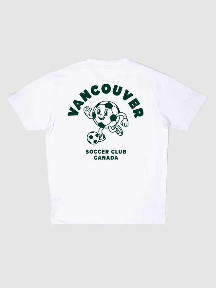 Vancouver Soccer Club - Oversized White T - Millie + Moose