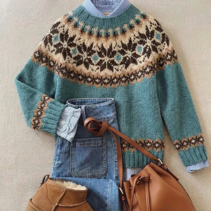 Vellaro™ | Chic Vintage Knit Sweater