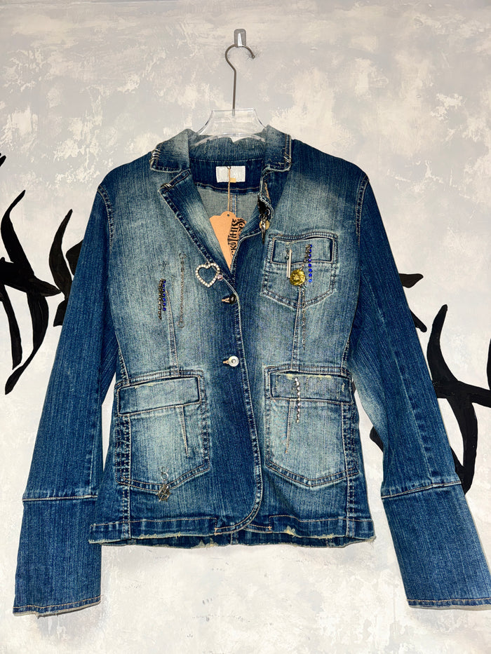 Vintage denim jacket L