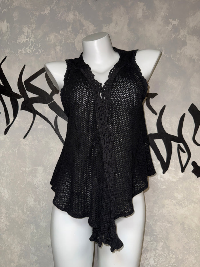 Vintage Fishnet Fairy Lace Vest