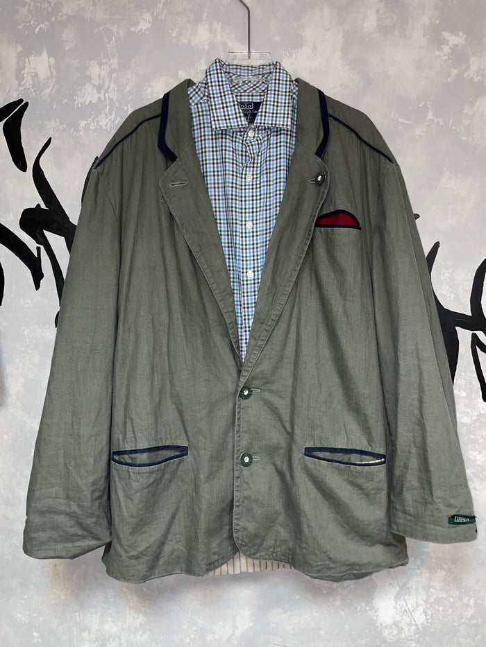 Vintage Linen Blazer