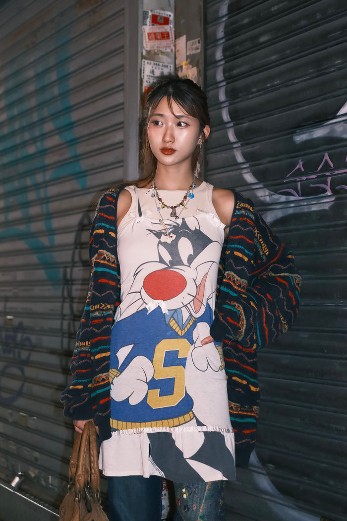 Vintage Looney Tunes Remake Dress