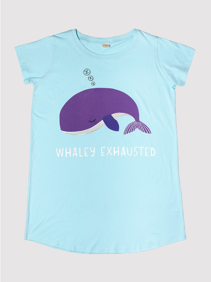 Whaley Exhausted Ladies Nightshirt - Millie + Moose