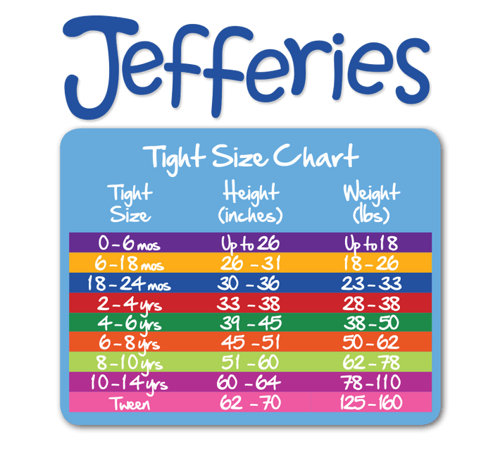 size chart.