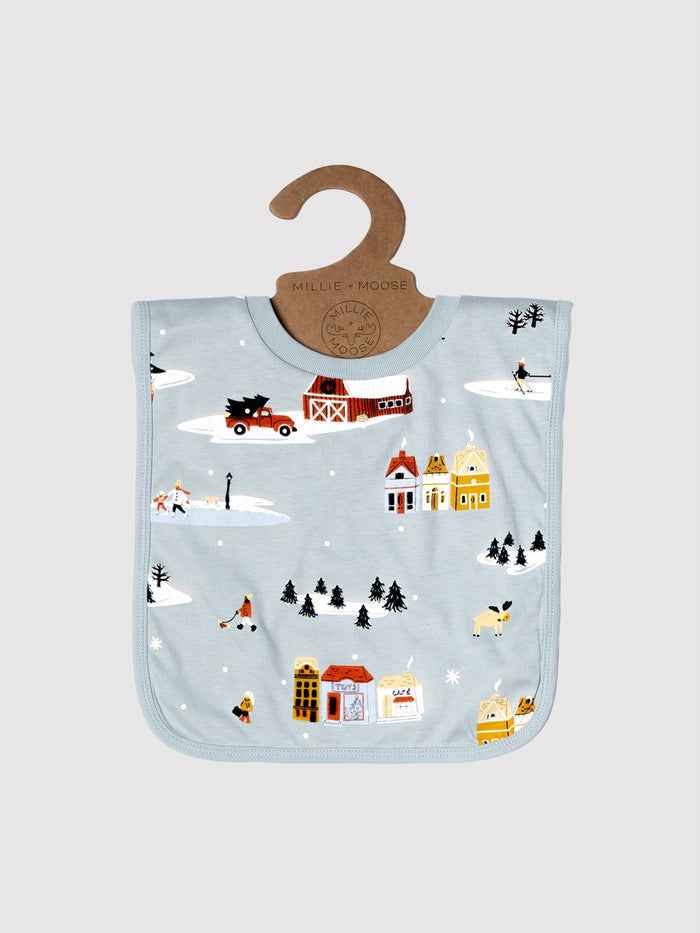 Winter Village — Infant Bib - Millie + Moose