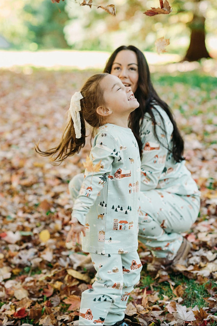Winter Village Kids PJ Set - Millie + Moose