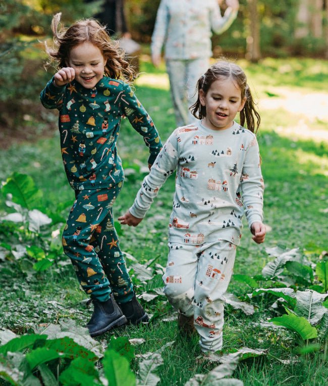 Winter Village Kids PJ Set - Millie + Moose