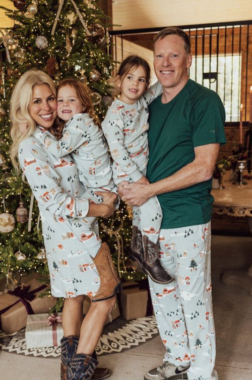 Winter Village Kids PJ Set - Millie + Moose