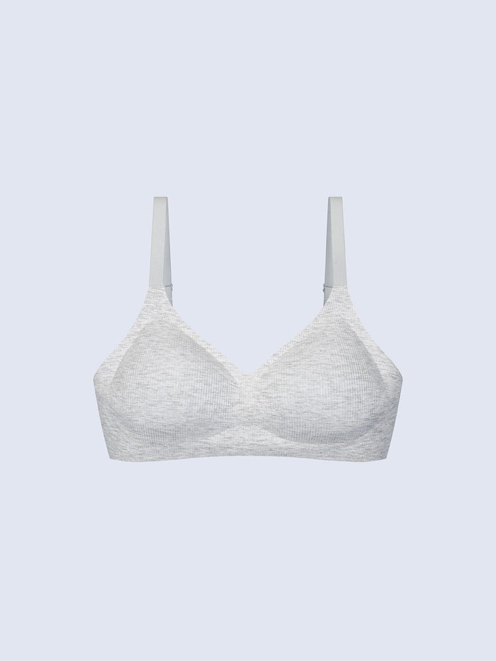 IMOGEN, Wireless Medium Pad Bralette - 8f6-icegreymel