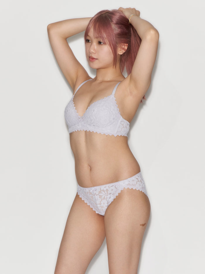 Wireless Medium Pad Lace Bra