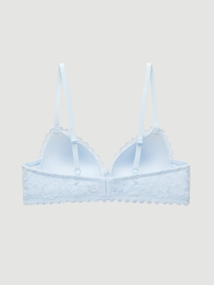 Wireless Push Up Lace Bra