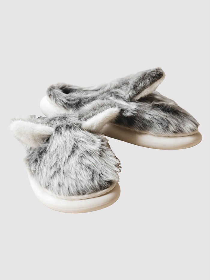 Wolf Slippers - Millie + Moose