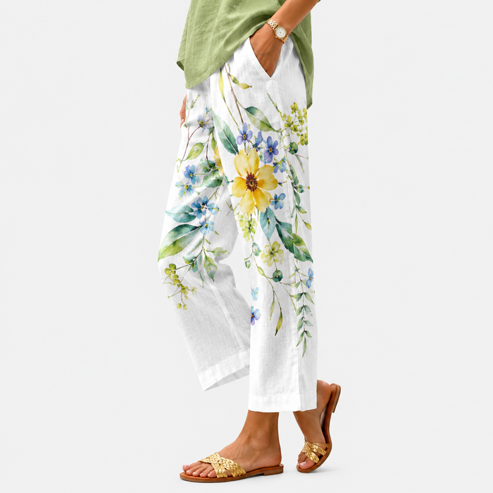 Women's Artistic Print Pants