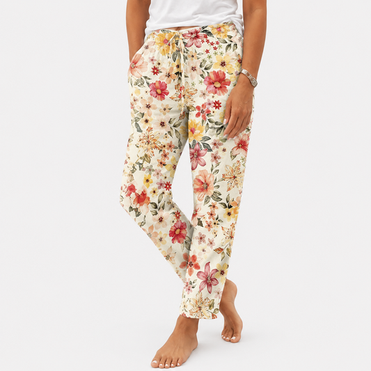 Women's Botanical Print Pants