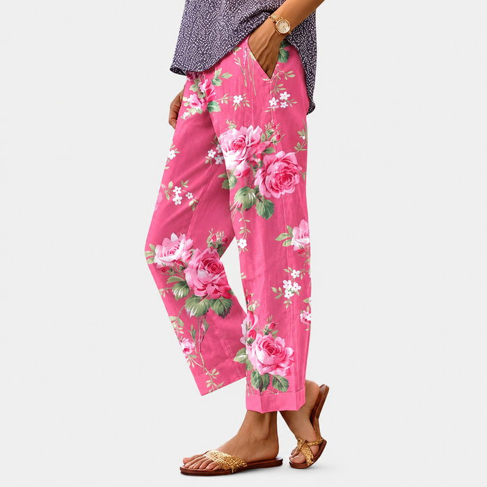 Women's Loose Pocket Trousers