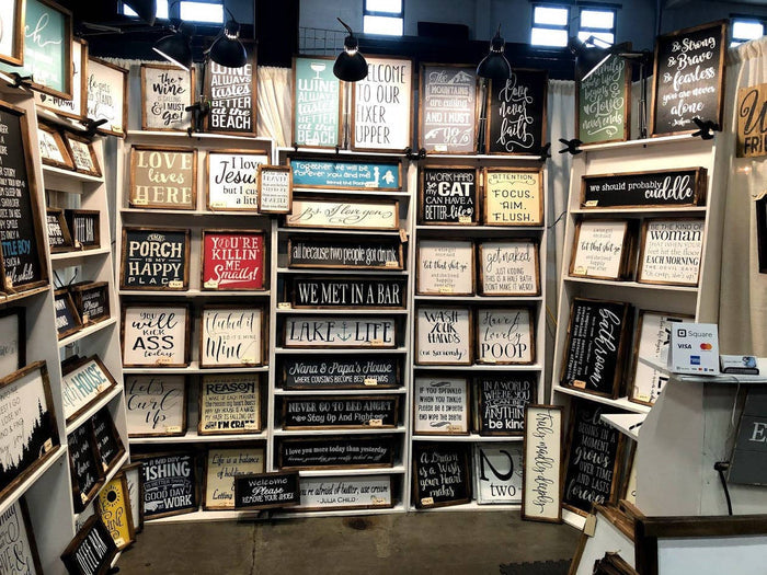 Wooden Sign - This is us blended and blessed