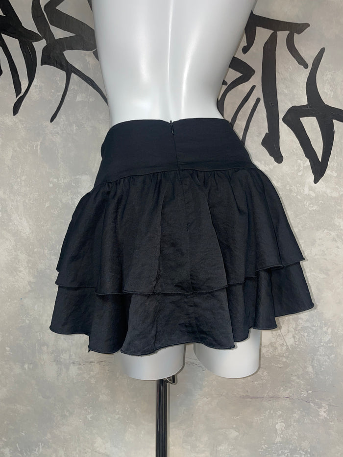 Y2K Gothic Style Lace Skirt
