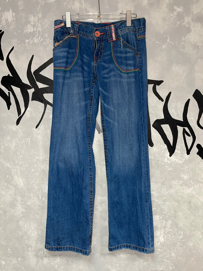 Y2K Low-Wise Flared Jeans