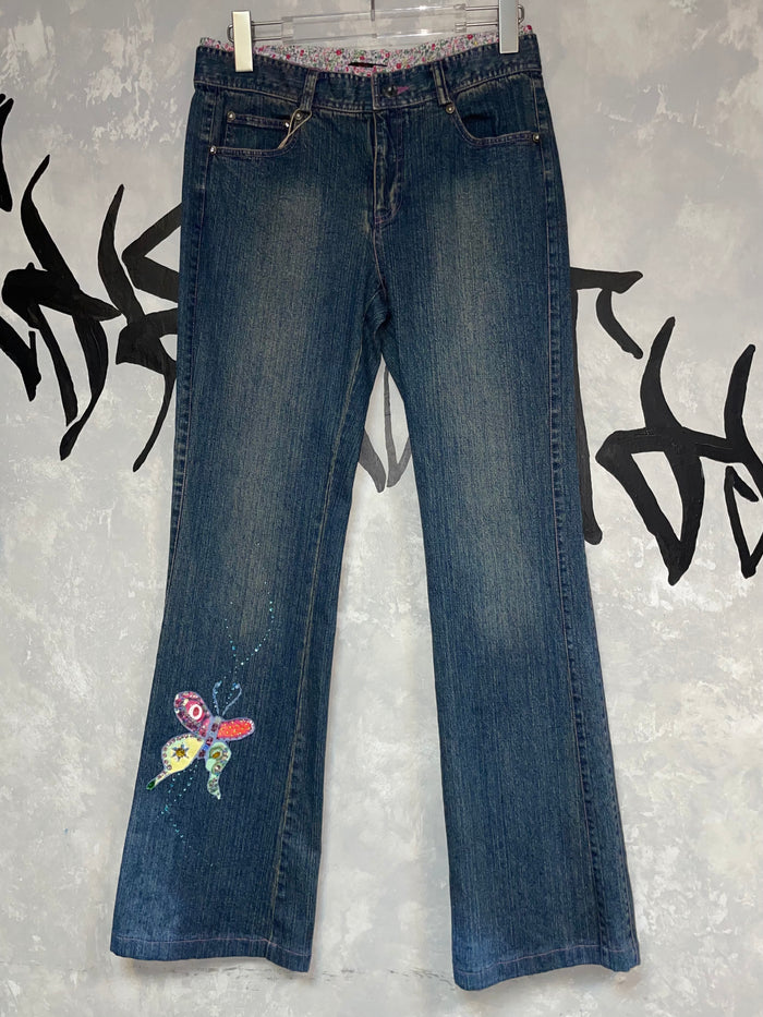 Y2K Low-Wise Flared Jeans