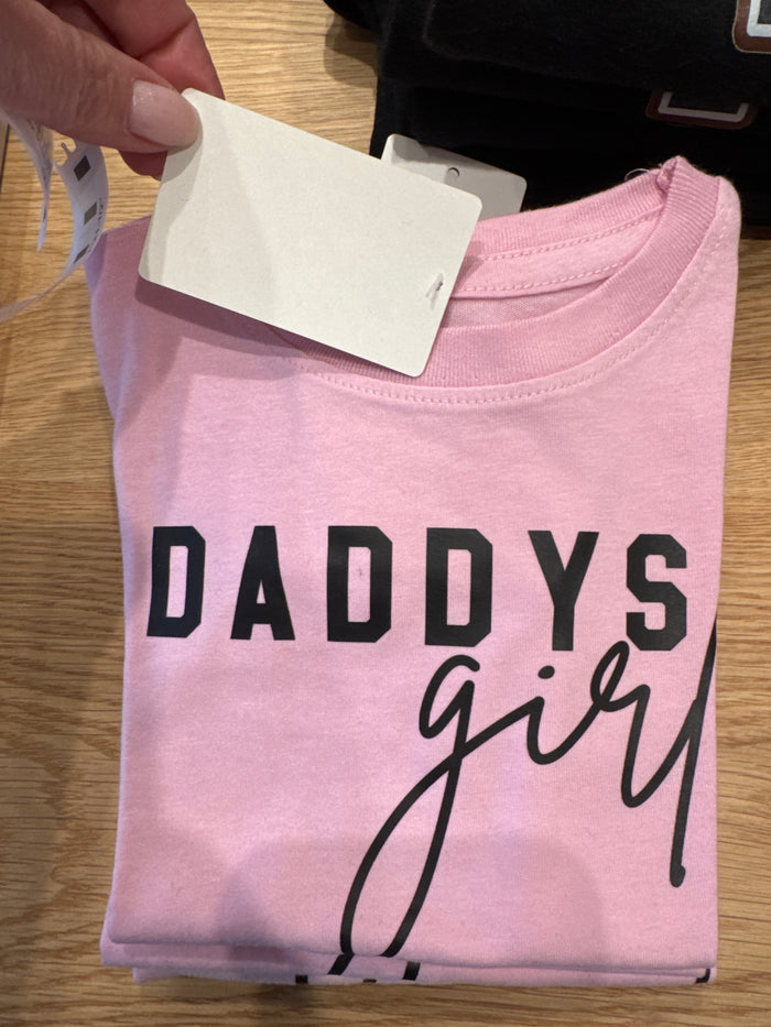 ZZ THREADZ Daddys Girl, Girl's Graphic, KIDS